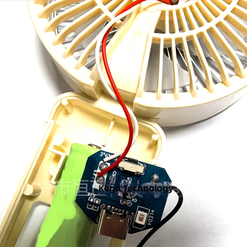 Ručný ventilátor napájaný cez USB s viacerými rýchlosťami a dizajnom PCBA IC