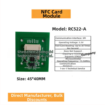 Modul čítania/zápisu RFID kariet IC, čítačka kariet S50, modul NFC Swipe, nabíjacia stanica pre elektrické vozidlá, umývačka riadu, čistička vody