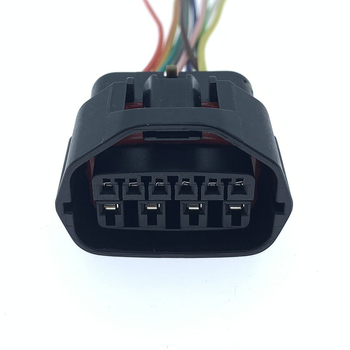 Plug de motor auto, 10 pini, MG641299-5; conector MG641288-4 cu două sloturi