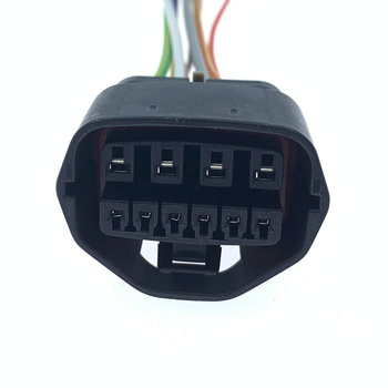 Plug de motor auto, 10 pini, MG641299-5; conector MG641288-4 cu două sloturi