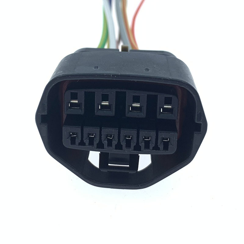 Plug de motor auto, 10 pini, MG641299-5; conector MG641288-4 cu două sloturi