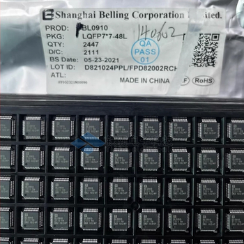 Originálny integrovaný obvod na meranie energie BL0910 LQFP-48 pre nabíjacie stanice, 3,3 V