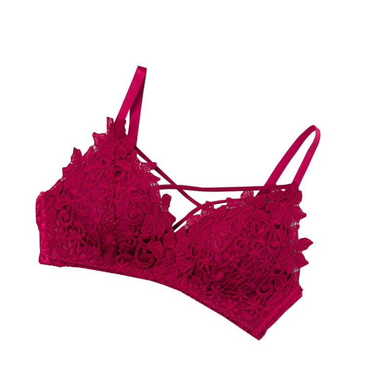 Sutien sexy cu spate încrucișat, reglabil, subțire, fără cusături, fără fir, cupe triunghiulare pentru sân mic