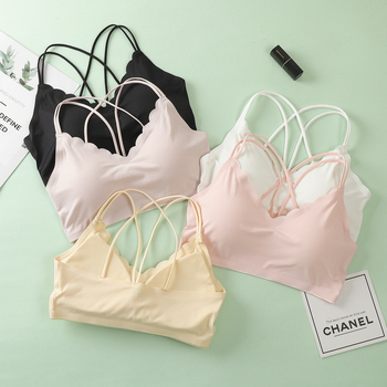 Bustier din Ice Silk fără cusătură, fără sârmă, cu wrap bandeau și bust adunat