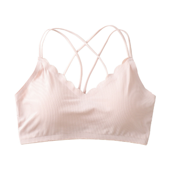 Bustier din Ice Silk fără cusătură, fără sârmă, cu wrap bandeau și bust adunat
