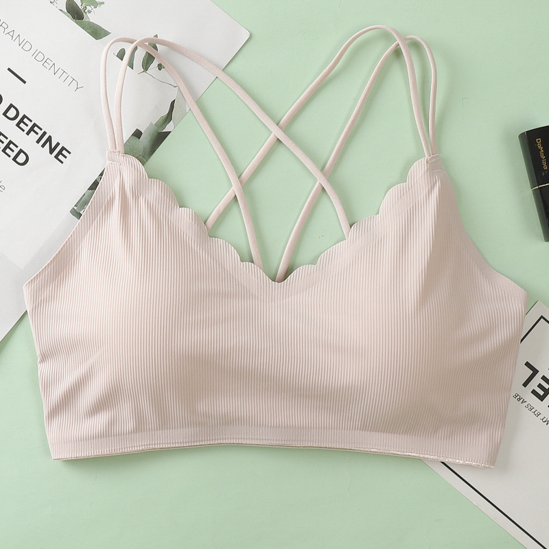 Bustier din Ice Silk fără cusătură, fără sârmă, cu wrap bandeau și bust adunat