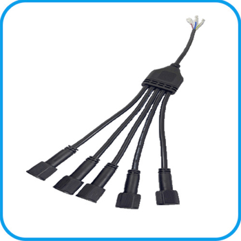 Conector M14 femel cu priză terminală de 5 căi, conector etanș tip Y pentru cabluri de automatizare industrială
