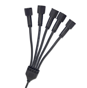 Conector M14 femel cu priză terminală de 5 căi, conector etanș tip Y pentru cabluri de automatizare industrială