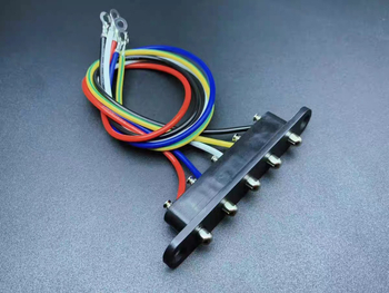 Conector de încărcare cu cinci fire pentru echipament autonom, 36V 20A, terminal de contact al electrozilor