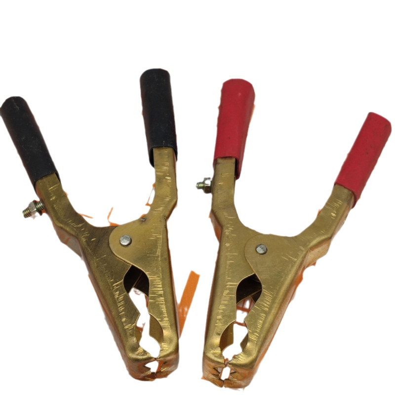 Clema pentru baterie din cupru pur, clemă mare de 125 mm, pentru conectare la încărcător