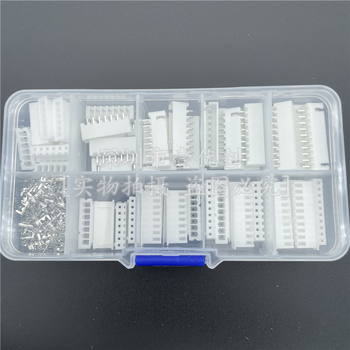Seturi de pini header drepți XH2.54mm, 6P/7P/8P/9P/10P, câte 5 seturi pentru fiecare, carcasă exterioară, 25 bucăți
