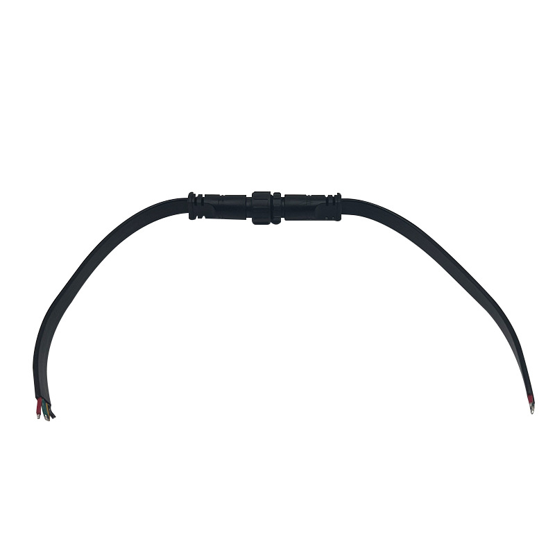 Conector de cablu impermeabil M16 plat cu 5 nuclee pentru iluminat LED, cablu plat din plastic, contact masculin și feminin, personalizare