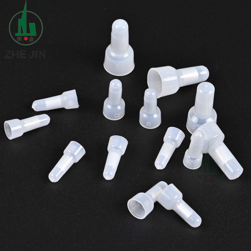 CE-2x Terminal închis din PP plastic, tip nipple, capac de sertizare pentru conductor electric