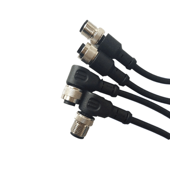 Conector senzor M12 cu cablu, mufa dreaptă, 4 nuclee, 5 nuclee, 8 nuclee sau 12 nuclee; 4 pini sau 5 pini