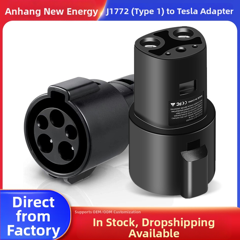 Nabíjací adaptér J1772 na Tesla pre americké štandardné nabíjačky elektromobilov