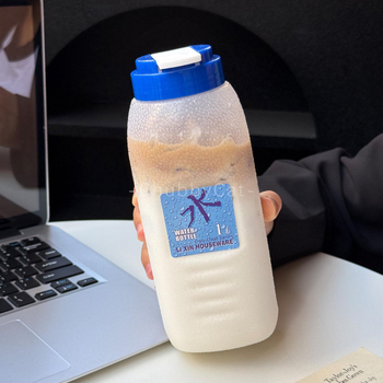 Cană-portabilă cu capacitate mare pentru cafea și apă, plastic alimentar, utilizare casnică; pentru apă rece și ceai infuzat rece