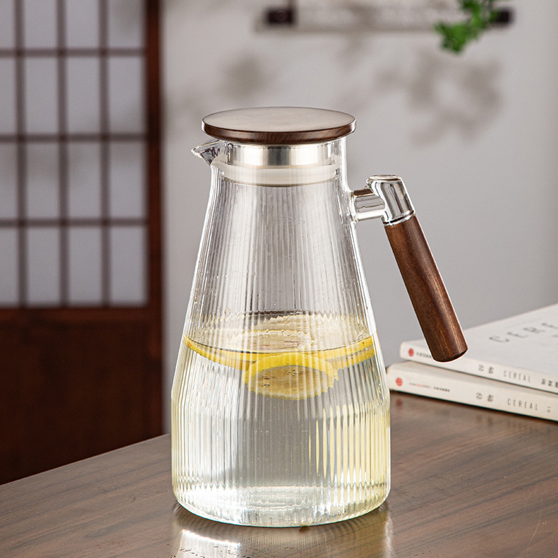 Sticlă din borosilicat de înaltă rezistență, capacitate mare, rezistentă la căldură, pentru apă rece, uz casnic