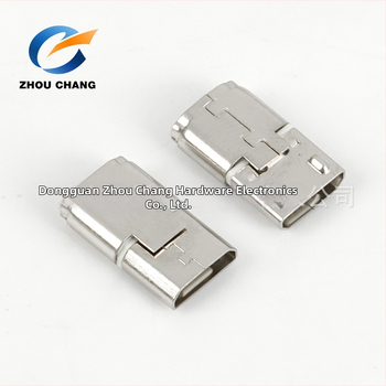 Konektor USB Micro-B, 5-pinový, 180°, montáž na DPS SMT