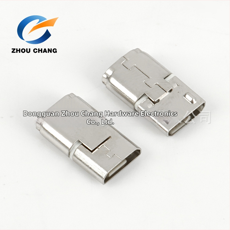 Konektor USB Micro-B, 5-pinový, 180°, montáž na DPS SMT