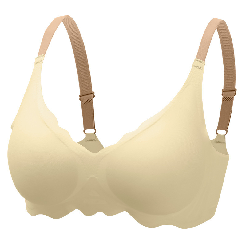 Sutien fără cusături, wireless, pentru femei, piele prietenoasă, respirabil, susținere ușoară pentru sâni mici, design de spate elegant