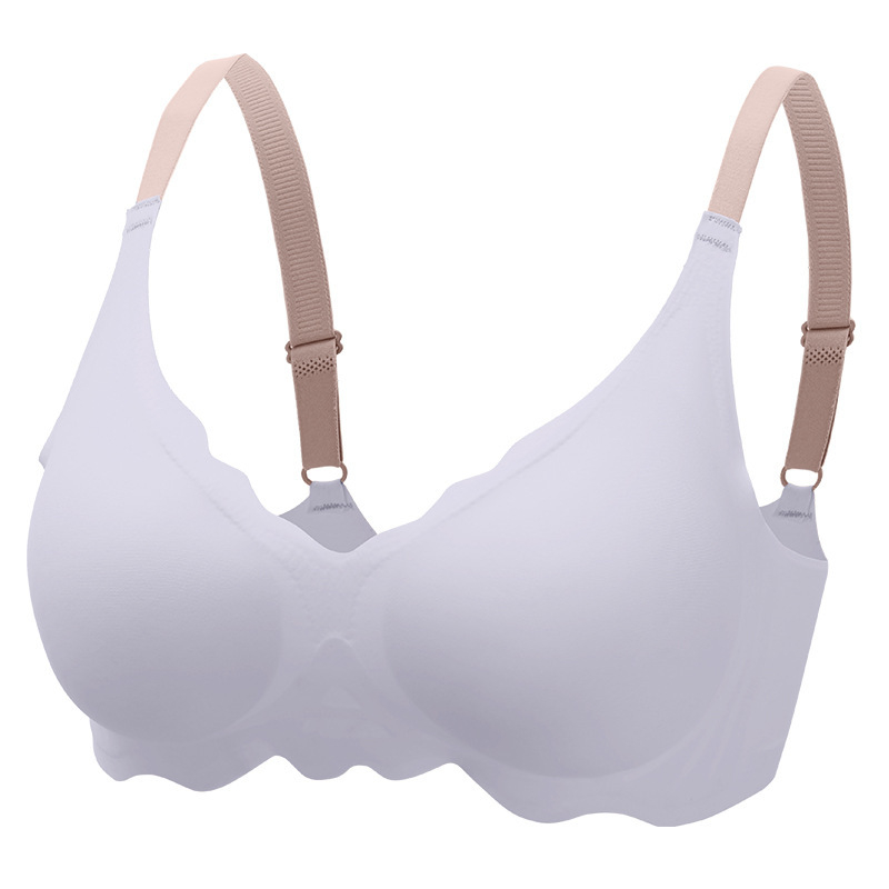 Sutien fără cusături, wireless, pentru femei, piele prietenoasă, respirabil, susținere ușoară pentru sâni mici, design de spate elegant