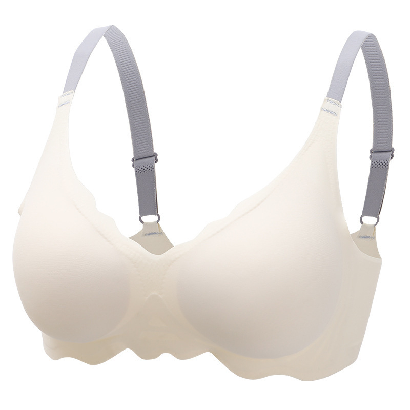 Sutien fără cusături, wireless, pentru femei, piele prietenoasă, respirabil, susținere ușoară pentru sâni mici, design de spate elegant