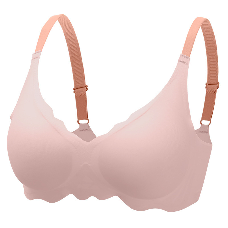 Sutien fără cusături, wireless, pentru femei, piele prietenoasă, respirabil, susținere ușoară pentru sâni mici, design de spate elegant