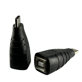 Type-C către USB-B interfață imprimantă și Type-C către scanner cu port pătrat – adaptor sudat