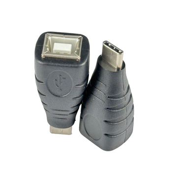 Type-C către USB-B interfață imprimantă și Type-C către scanner cu port pătrat – adaptor sudat