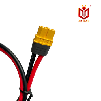 Adaptor MC4 PV la XT60, cablu 12 AWG roșu/negru, lungime personalizabilă