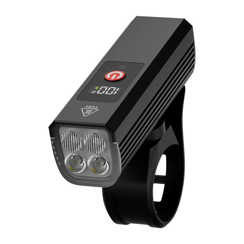 Lumină frontală pentru bicicletă Raybow Sharp Leopard pentru plimbări nocturne – far puternic, impermeabil, pentru MTB și șosea