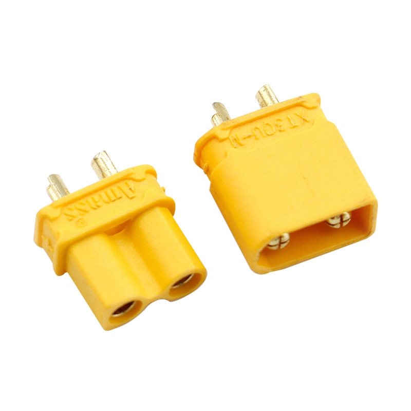 Amass XT30U-M/F conector de baterie Li‑ion, 2 poli, curent înalt, pentru motoare ale avioanelor de model
