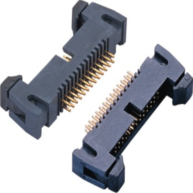 Conector horn cu contact drept, pas de 1,27 mm, clemă pentru urechi, 10-60 pini, conector cablu‑la‑placă / placă‑la‑placă