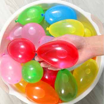 Balon de apă cu umplere rapidă și legare automată, baloane din latex de 3 inch, culori mixte, pentru vară