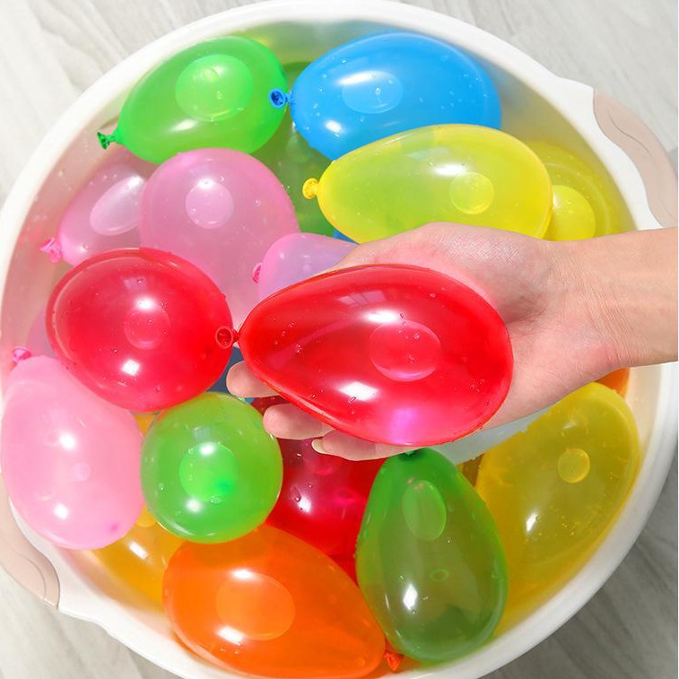 Balon de apă cu umplere rapidă și legare automată, baloane din latex de 3 inch, culori mixte, pentru vară