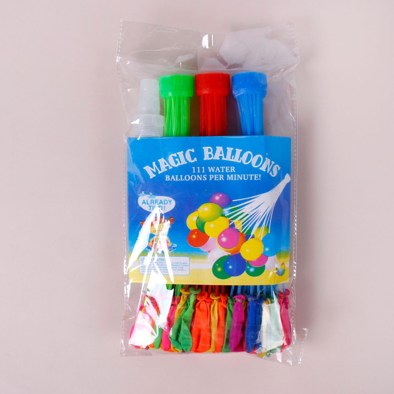 Balon de apă cu umplere rapidă și legare automată, baloane din latex de 3 inch, culori mixte, pentru vară