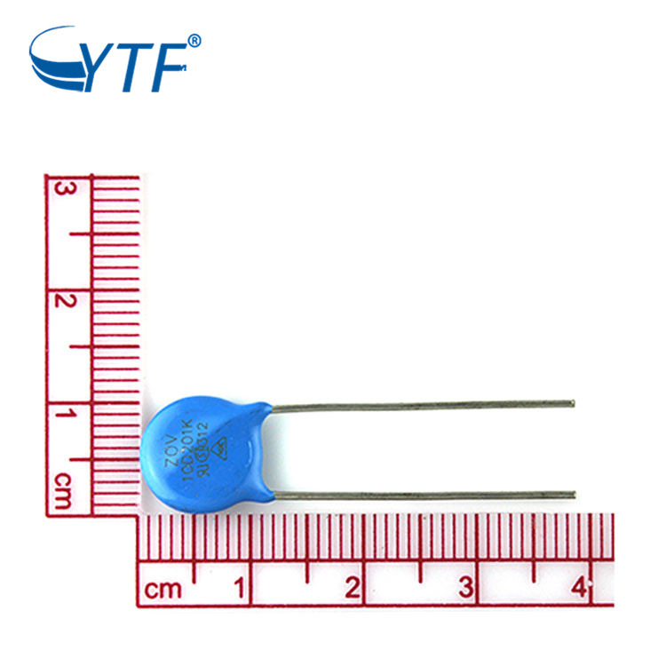 Varistor ZOV 10D201K, 200V, diametru 10 mm, protecție la supratensiuni cu conectare directă