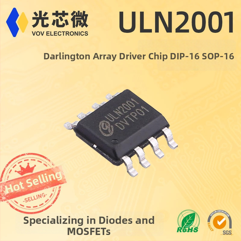 ULN2001 Darlingtonov tranzistor SOP-8 ULN2001A ULN2001D