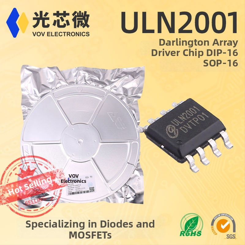 ULN2001 Darlingtonov tranzistor SOP-8 ULN2001A ULN2001D