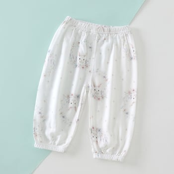 Pantaloni de vară pentru copii, din bumbac, unisex, ușori, protecție împotriva țânțarilor