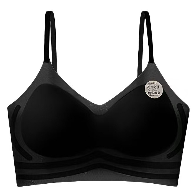 Sutien ușor, fără cusături, cu susținere gelatinoasă moale, anti-cădere, fără magnet, prietenos cu pielea, design frumos la spate