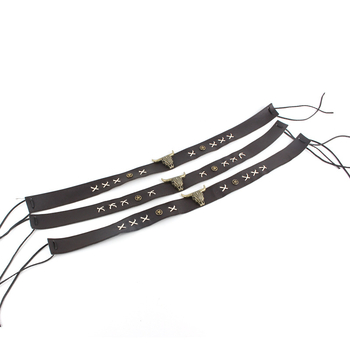 Accesorii handmade în stil european și american, cu motiv cap de taur, pentru pălării și curele