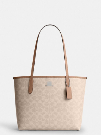 City26 Tote Bag, Ediție Limitată, Model Floral gradient, Geantă de cumpărături cu capacitate mare, Poate fi purtată în mână sau pe umăr