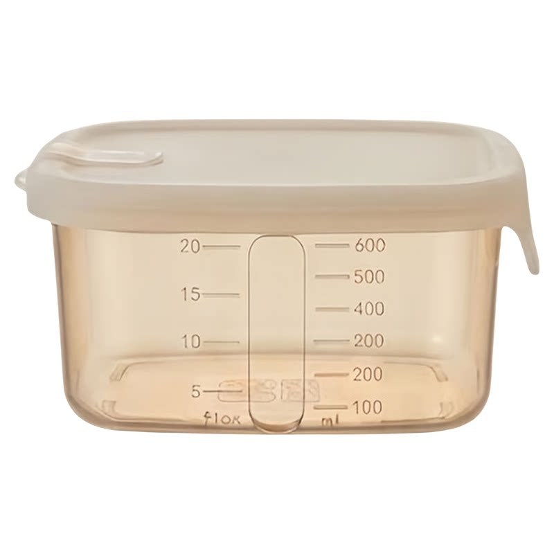 Cutie din silicon de calitate alimentară, etanșă, pentru refrigerare, compatibilă cu cuptorul cu microunde, pătrată, compartiment unic.