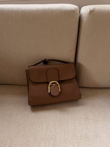 Geantă Tempos din piele, stil șa, elegantă pentru zi cu zi, cu curea de umăr