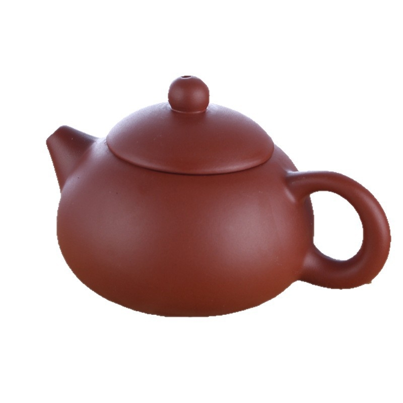 Set Gongfu din lut purpuriu – set de exterior portabil cu ceainic, gaiwan şi farfurie de ceai, patru piese
