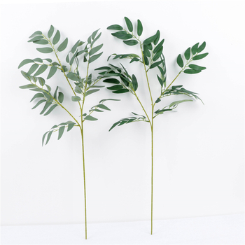 Buchet artificial cu frunze de salcie pentru decor de nuntă și pereți cu plante — stil pădure