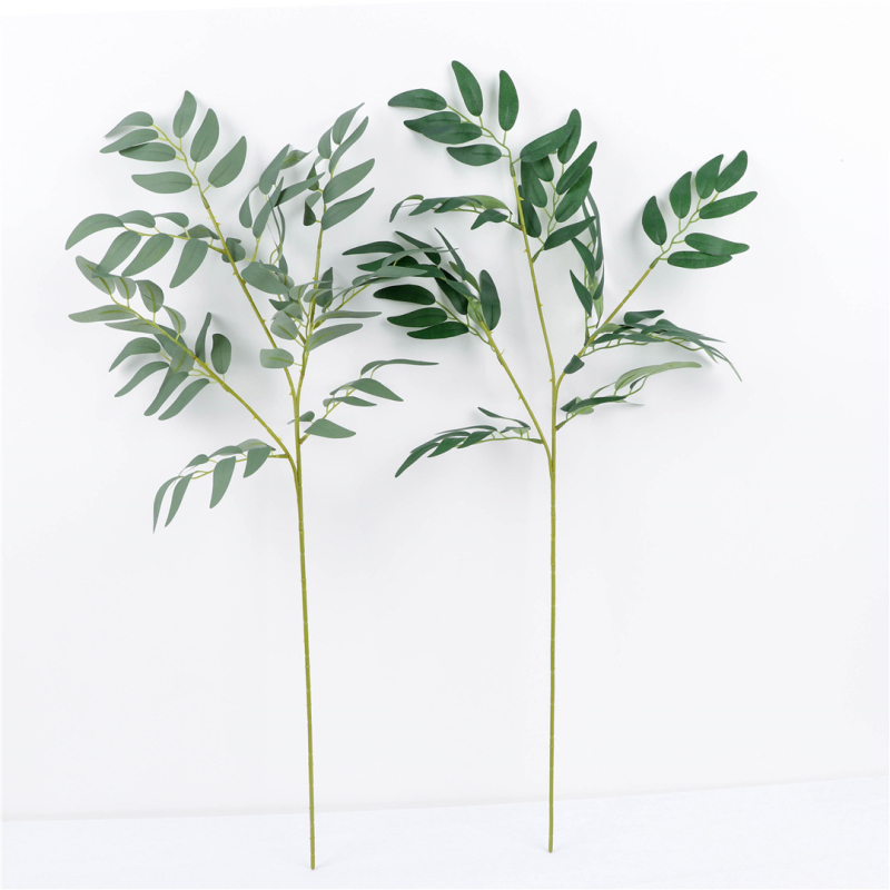 Buchet artificial cu frunze de salcie pentru decor de nuntă și pereți cu plante — stil pădure