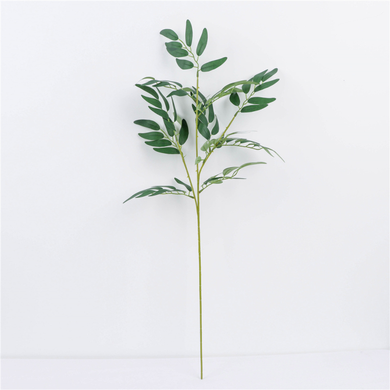 Buchet artificial cu frunze de salcie pentru decor de nuntă și pereți cu plante — stil pădure