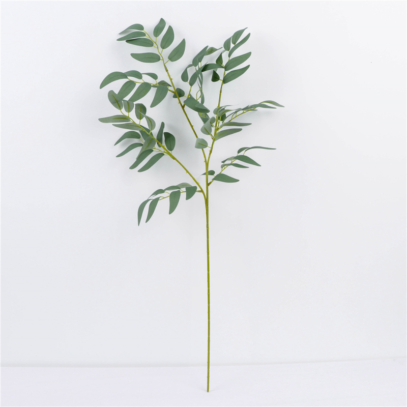 Buchet artificial cu frunze de salcie pentru decor de nuntă și pereți cu plante — stil pădure